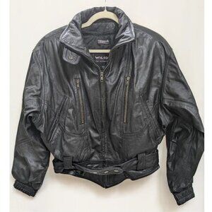 Wilsons Leather Black Jacket